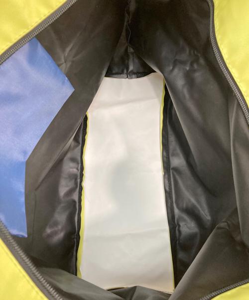 Herve Chapelier（エルベシャプリエ）Herve Chapelier (エルベシャプリエ) スクエアハンドバッグ グリーン×ブルーの古着・服飾アイテム