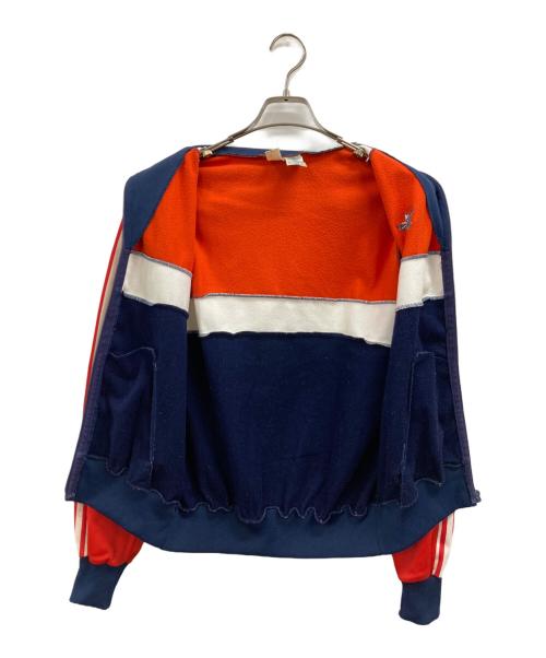 adidas（アディダス）adidas (アディダス) トラックジャケット レッド×ネイビー サイズ:168の古着・服飾アイテム