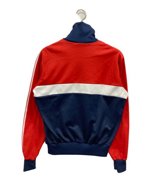 adidas（アディダス）adidas (アディダス) トラックジャケット レッド×ネイビー サイズ:168の古着・服飾アイテム
