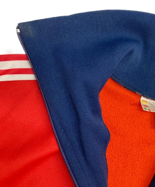 adidas（アディダス）adidas (アディダス) トラックジャケット レッド×ネイビー サイズ:168の古着・服飾アイテム