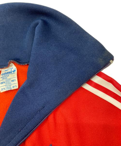 adidas（アディダス）adidas (アディダス) トラックジャケット レッド×ネイビー サイズ:168の古着・服飾アイテム
