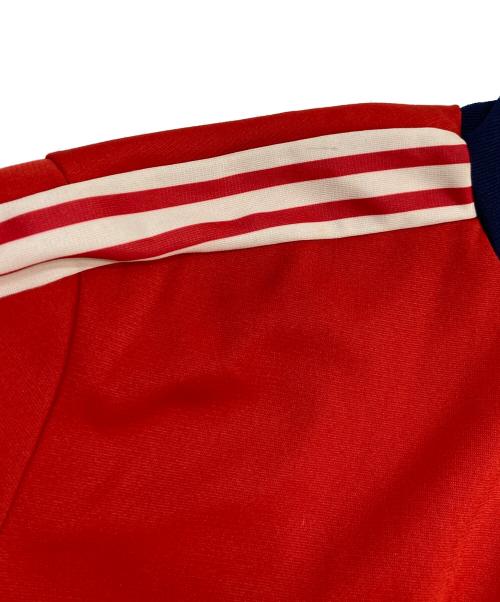 adidas（アディダス）adidas (アディダス) トラックジャケット レッド×ネイビー サイズ:168の古着・服飾アイテム