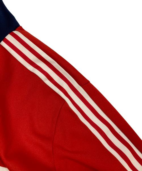 adidas（アディダス）adidas (アディダス) トラックジャケット レッド×ネイビー サイズ:168の古着・服飾アイテム