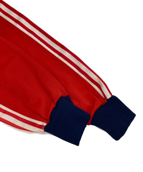 adidas（アディダス）adidas (アディダス) トラックジャケット レッド×ネイビー サイズ:168の古着・服飾アイテム