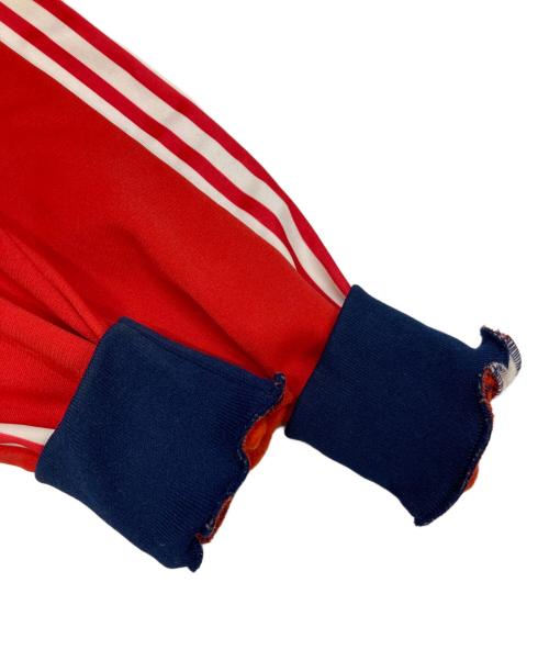 adidas（アディダス）adidas (アディダス) トラックジャケット レッド×ネイビー サイズ:168の古着・服飾アイテム