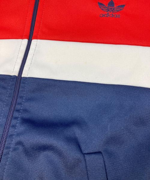 adidas（アディダス）adidas (アディダス) トラックジャケット レッド×ネイビー サイズ:168の古着・服飾アイテム