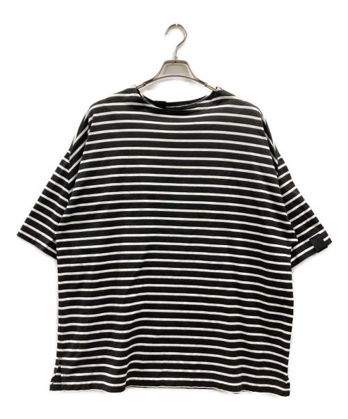 N.HOOLYWOOD（エヌ ハリウッド）N.HOOLYWOOD (エヌ ハリウッド) BASQUE SHIRT ホワイト×ブラック サイズ:38の古着・服飾アイテム