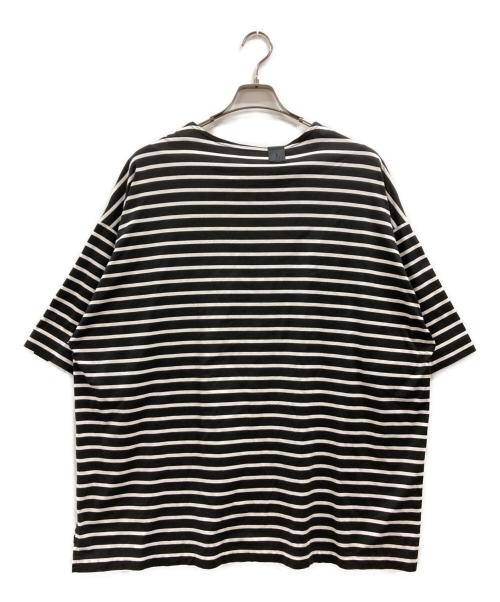 N.HOOLYWOOD（エヌ ハリウッド）N.HOOLYWOOD (エヌ ハリウッド) BASQUE SHIRT ホワイト×ブラック サイズ:38の古着・服飾アイテム