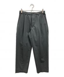 GOLDWIN（ゴールドウイン）の古着「One Tuck Wool Pants」｜グレー