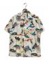 Schott（ショット）の古着「NEWYORK MAPアロハシャツ」｜ベージュ