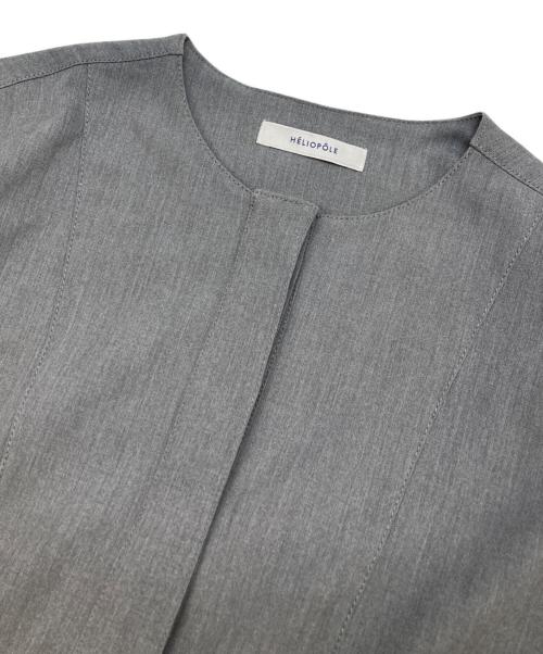 heliopole（エリオポール）heliopole (エリオポール) T/R 2WAY DRY GABARDINE OP グレー サイズ:Mの古着・服飾アイテム