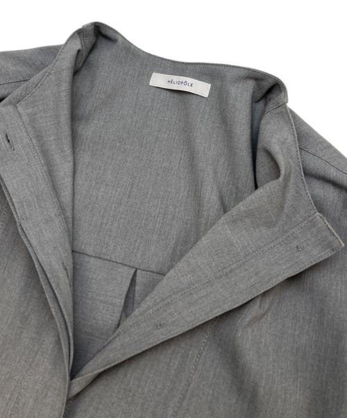 heliopole（エリオポール）heliopole (エリオポール) T/R 2WAY DRY GABARDINE OP グレー サイズ:Mの古着・服飾アイテム