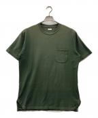 BLURHMSブラームス）の古着「ポケットTシャツ」｜グリーン