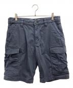 CarHarttカーハート）の古着「ハーフカーゴパンツ」｜グレー