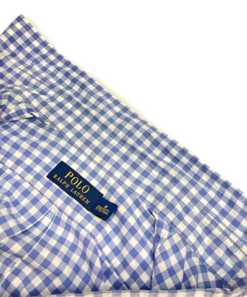POLO RALPH LAUREN（ポロ・ラルフローレン）POLO RALPH LAUREN (ポロ・ラルフローレン) シャツ ホワイト×ブルー サイズ:Mの古着・服飾アイテム