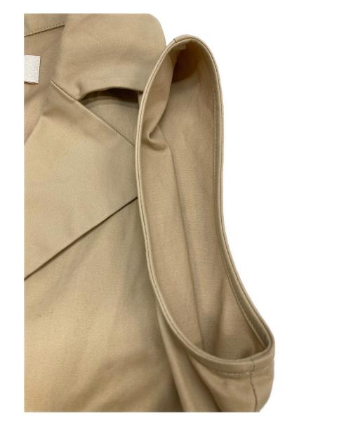 eimy istoire（エイミーイストワール）eimy istoire (エイミーイストワール) hybrid leather tulle spring coat ベージュ サイズ:FREEの古着・服飾アイテム