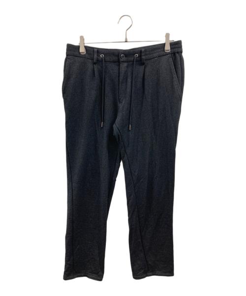 Aquascutum（アクアスキュータム）Aquascutum (アクアスキュータム) TEC.3 Black Knit Denim Pants グレー サイズ:Lの古着・服飾アイテム