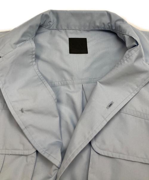 DAIWA PIER39（ダイワ ピア39）DAIWA PIER39 (ダイワ ピア39) TECH MULTI TOOL POCKET SHIRT S/S SOLID ブルー サイズ:Lの古着・服飾アイテム