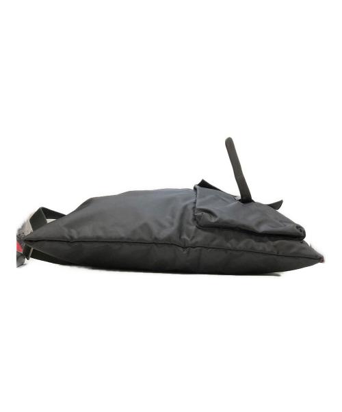 Y-3（ワイスリー）Y-3 (ワイスリー) ナイロンレザービッグショルダーバッグ ブラックの古着・服飾アイテム