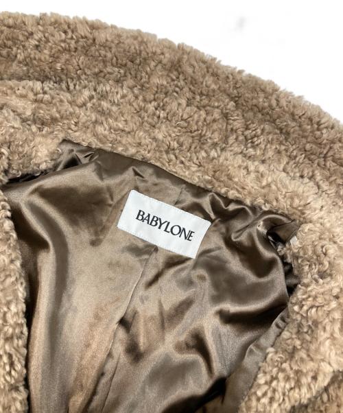 BABYLONE（バビロン）BABYLONE (バビロン) プードルミドルコート ベージュ サイズ:FREEの古着・服飾アイテム