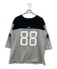 A BATHING APE（アベイシングエイプ）の古着「ナンバリングホッケーシャツ」｜グレー