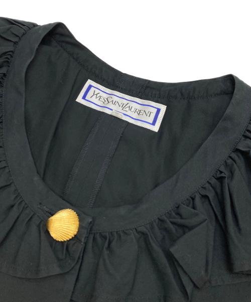 Yves Saint Laurent（イヴサンローラン）Yves Saint Laurent (イヴサンローラン) ミニワンピース ブラック サイズ:Mの古着・服飾アイテム