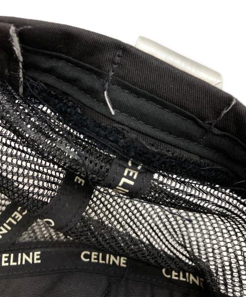 CELINE（セリーヌ）CELINE (セリーヌ) ロゴメッシュキャップ ブラック サイズ:Lの古着・服飾アイテム