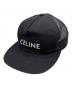 CELINE（セリーヌ）の古着「ロゴメッシュキャップ」｜ブラック