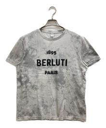 Berluti（ベルルッティ）の古着「MARBLE TEE/タイダイＴシャツ」｜グレー