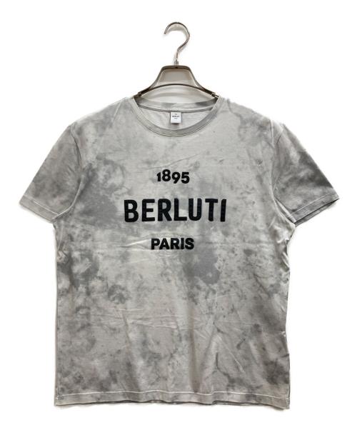 Berluti（ベルルッティ）Berluti (ベルルッティ) MARBLE TEE/タイダイＴシャツ グレー サイズ:Sの古着・服飾アイテム