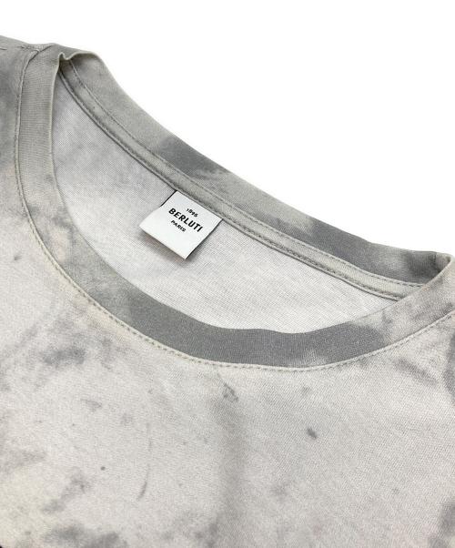 Berluti（ベルルッティ）Berluti (ベルルッティ) MARBLE TEE/タイダイＴシャツ グレー サイズ:Sの古着・服飾アイテム