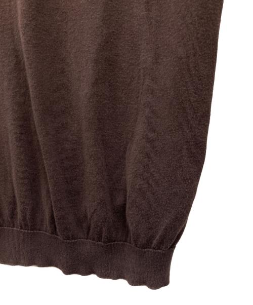 JOHN SMEDLEY（ジョンスメドレー）JOHN SMEDLEY (ジョンスメドレー) 半袖ニット ブラウン サイズ:Sの古着・服飾アイテム
