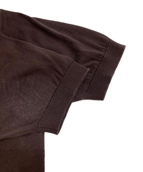 JOHN SMEDLEY（ジョンスメドレー）JOHN SMEDLEY (ジョンスメドレー) 半袖ニット ブラウン サイズ:Sの古着・服飾アイテム