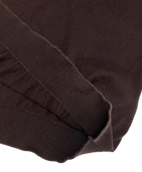 JOHN SMEDLEY（ジョンスメドレー）JOHN SMEDLEY (ジョンスメドレー) 半袖ニット ブラウン サイズ:Sの古着・服飾アイテム