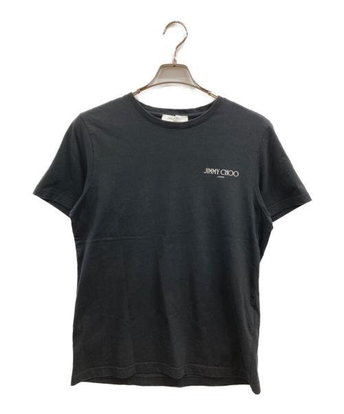 JIMMY CHOO（ジミーチュウ）JIMMY CHOO (ジミーチュウ) ロゴプリントTシャツ ブラック サイズ:Lの古着・服飾アイテム