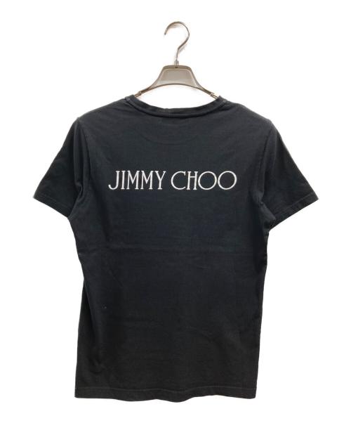 JIMMY CHOO（ジミーチュウ）JIMMY CHOO (ジミーチュウ) ロゴプリントTシャツ ブラック サイズ:Lの古着・服飾アイテム