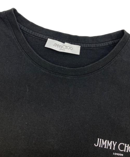 JIMMY CHOO（ジミーチュウ）JIMMY CHOO (ジミーチュウ) ロゴプリントTシャツ ブラック サイズ:Lの古着・服飾アイテム
