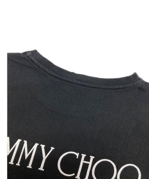 JIMMY CHOO（ジミーチュウ）JIMMY CHOO (ジミーチュウ) ロゴプリントTシャツ ブラック サイズ:Lの古着・服飾アイテム