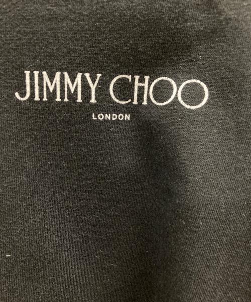 JIMMY CHOO（ジミーチュウ）JIMMY CHOO (ジミーチュウ) ロゴプリントTシャツ ブラック サイズ:Lの古着・服飾アイテム