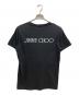 JIMMY CHOO (ジミーチュウ) ロゴプリントTシャツ ブラック サイズ:L：8000円