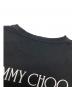 中古・古着 JIMMY CHOO (ジミーチュウ) ロゴプリントTシャツ ブラック サイズ:L：8000円