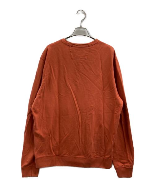 C.P COMPANY（シーピーカンパニー）C.P COMPANY (シーピーカンパニー) ロゴワンポイント長袖カットソー オレンジ サイズ:Lの古着・服飾アイテム