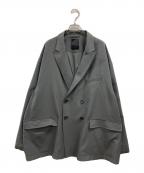 DAIWA PIER39ダイワ ピア39）の古着「Tech Double-Breasted Jacket」｜グレー