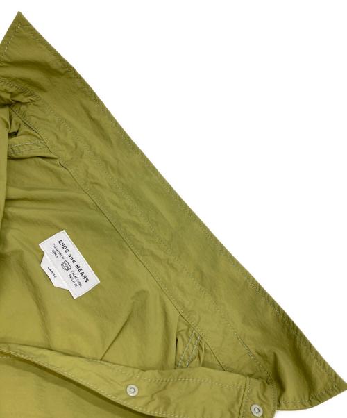 ENDS and MEANS（エンズアンド ミーンズ）ENDS and MEANS (エンズアンド ミーンズ) Light Shirts Jacket カーキ サイズ:Lの古着・服飾アイテム