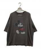 FRAMeWORK×DISNEYフレームワーク×ディズニー）の古着「MICKEY / BIG T」｜チャコールグレー