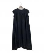MACKINTOSH LONDONマッキントッシュ ロンドン）の古着「ヨークギャザーAラインワンピース」｜ブラック