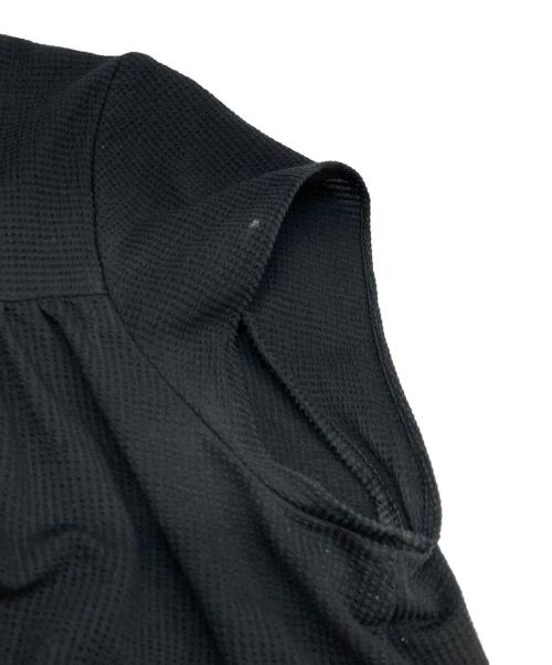 MACKINTOSH LONDON（マッキントッシュ ロンドン）MACKINTOSH LONDON (マッキントッシュ ロンドン) ヨークギャザーAラインワンピース ブラック サイズ:40の古着・服飾アイテム