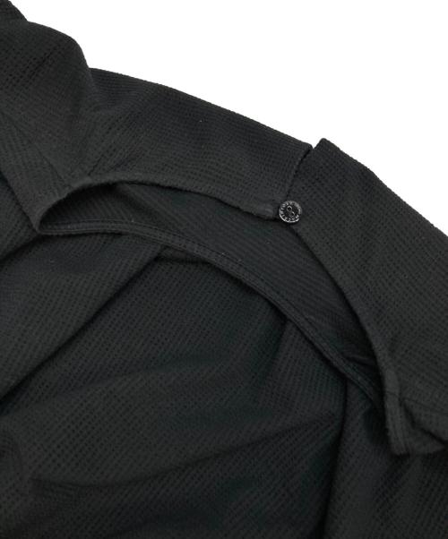MACKINTOSH LONDON（マッキントッシュ ロンドン）MACKINTOSH LONDON (マッキントッシュ ロンドン) ヨークギャザーAラインワンピース ブラック サイズ:40の古着・服飾アイテム