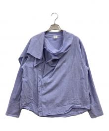 IENA LA BOUCLE（イエナ ラ ブークル）の古着「アシメカラーシャツ」｜ラベンダー