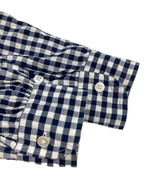 Porter Classic（ポータークラシック）Porter Classic (ポータークラシック) ROLL UP ギンガムチェックシャツ ネイビー サイズ:Sの古着・服飾アイテム